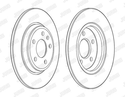 Диск гальмівний Jurid 563177JC