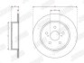 TOYOTA Гальмівний диск задній C-HR (_X1_) 1.2/1.8 16- Jurid 563757JC (фото 2)