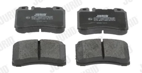 JURID гальмівні колодки перед. DB W124 88-96 Jurid 571413J