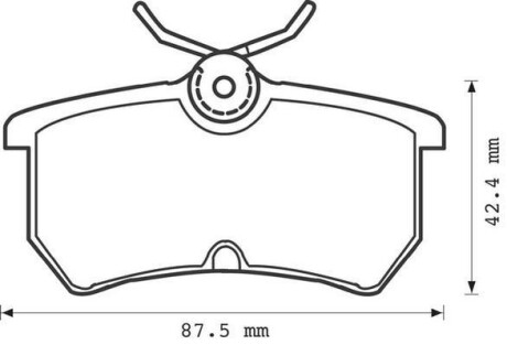 FORD Гальмівні колодки задн. Focus 98- Jurid 571998J