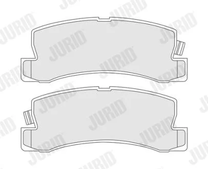 Колодки гальмівні дискові Jurid 572188J