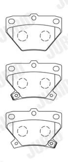 JURID TOYOTA гальмівні колодки задн. Yaris 99- Jurid 572450J