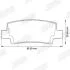 JURID TOYOTA гальмівні колодки задн.Corolla 02- Jurid 572492J (фото 2)