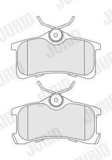 JURID TOYOTA гальмівні колодки задн. Corolla 1.4/1.9 00- Jurid 572520J