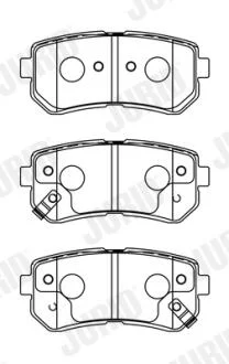 JURID гальмівні колод. задн. Kia Ceed, Rio, Hyundai Accent Jurid 572604J