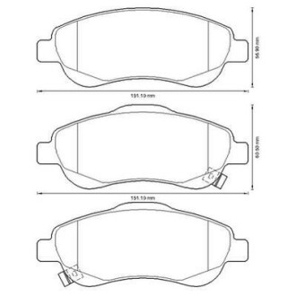 HONDA гальмівні колодки передні CR-V 07- Jurid 572605J