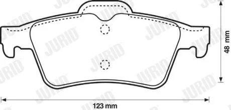 JURID Колодки тормозные задние VECTRA 02- Jurid 573018J
