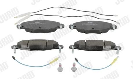 Гальмівні колодки пер. C5 02- (Bosch) Jurid 573029J