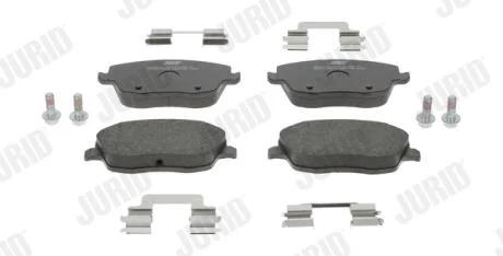 JURID VW Гальмівні колодки перед.Polo 01- Skoda Fabia 99-, Roomster SEAT Jurid 573101J