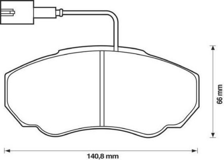 CITROEN колодки гальмівні передн.Jumper,Fiat Ducato,Peugeot Boxer 02- Jurid 573113J