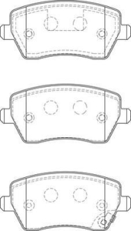 Гальмівні колодки передн. NISSAN Micra, Note 03- RENAULT Clio, Kangoo 1.5DCI Jurid 573255J (фото 1)