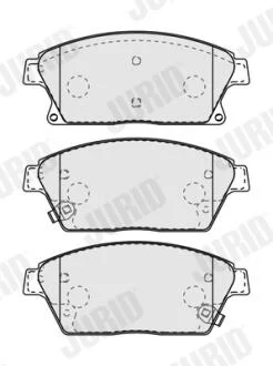 JURID гальмівні колодки передн. CHEVROLET CRUZE 09- Jurid 573325J