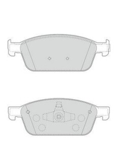 FORD гальмівні колодки передн.Focus III ST 12-,Kuga II 13-,Transit Connect 15- Jurid 573460J