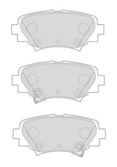 MAZDA гальмівні колодки задн.Mazda 3 13- Jurid 573614J