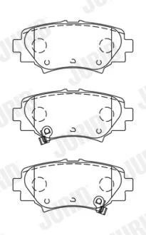 JURID MAZDA гальмівні колодки задн.Mazda 3 13- Jurid 573614J