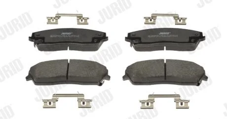 JURID CHRYSLER Торм. колодки передн. 300C (LX) 3.0 CRD 11-, 300C 3.5 04-12, DODGE CHALLENGER 3.6 11- Jurid 573643J