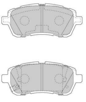 MAZDA гальмівні колодки передн.Mazda 2,Suzuki Swift III, IV,Daihatsu Materia Jurid 573648J (фото 1)