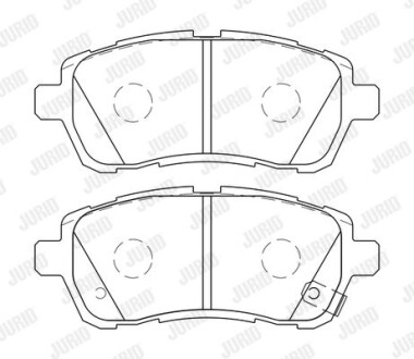 Колодки гальмівні дискові Jurid 573745J