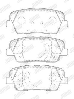 - Гальмівні колодки до дисків Jurid 573823J