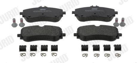 VW гальмівні колодки передн. AMAROK 10-, CRAFTER 2.0 TDI 16- Jurid 573832J