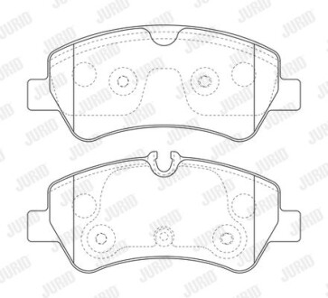 Колодки гальмівні дискові Jurid 573835J