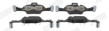 Гальмівні колодки пер. BMW 5 (G30/G31/F90)/7 (G11/G12)/X3 (G01/F97)/X5 (G05/F95) (ATE) Jurid 573856J