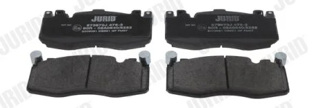 Гальмівні колодки передні (19.2 мм) (система BREMBO) BMW X5 (F15) X6 (F16) Jurid 573879J