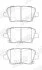 JURID OPEL гальмівний колодки задні INSIGNIA B 17- Jurid 573905J (фото 2)