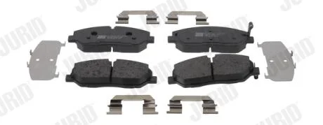 JURID HYUNDAI гальмівні колодки передн. H350 2.5 CRDI 15- Jurid 574139J