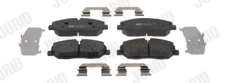 JURID HYUNDAI гальмівні колодки передн. H350 2.5 CRDI 15- Jurid 574145J