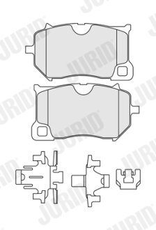 Колодки гальмівні дискові Jurid 574223J