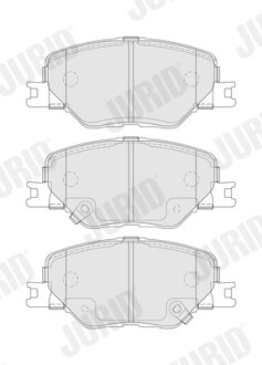 Колодки гальмівні дискові Jurid 574252J