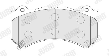Колодки гальмівні дискові Jurid 574253J