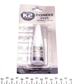 Універсальний суперклей BOND BONDIX PLUS 10G K2 B101