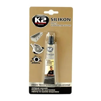 SIL BLACK-BLIS (BLACK SILICON +350С) 21g Силікон герметик (чорний, блістер) х24 K2 B2150N