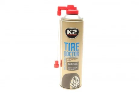 Засіб для аварійної герметизації (вулканізації) шин BOND TIRE DOKTOR 500ML K2 B311
