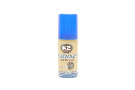 Средство для размораживания замков не повреждая лак (50ml) K2 K656
