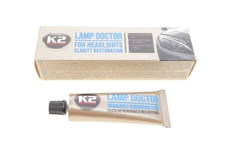 Паста полірольна для передніх і задніх фар Lamp Doctor (60мл) K2 L3050