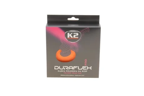 Губка автомобільна для нанесення воску і поліровки Duraflex Velcro Foam Pad Cuttung (150x25mm) K2 L612