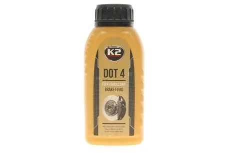 Рідина гальмівна DOT 4 Brake Fluid (250ml) K2 T124
