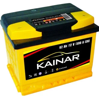 Аккумулятор 62Ah-12v KAINAR 062 261 1 120 ЖЧ