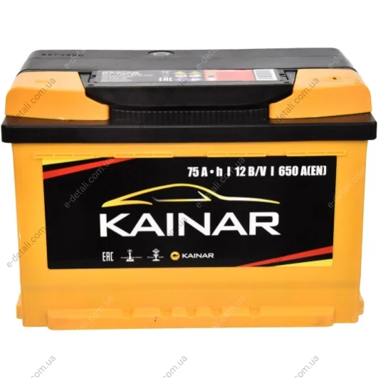 Аккумулятор 75Ah-12v KAINAR 075 261 0 120 ЖЧ (фото 1)