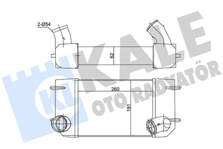 LANDROVER Интеркулер Defender,Discovery I 2.5TD 90- Kale 116200