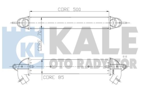 FIAT інтеркулер Doblo 1.3/1.9JTD 01- Kale 157000