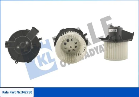 KALE PEUGEOT Вентилятор салона 307 00- Kale 342750
