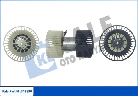 KALE BMW вентилятор радіатора 141mm 3 E36 92- Kale 343330