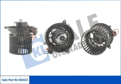 Электровентилятор отопителя Fiesta (01-), Fusion (02-), MAZDA 2 (03-) МКПП/АКПП KALE OTO RADYATOR Kale 343415