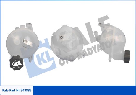 Бачок розширювальний Citroen C4 I - Peugeot 307, 307 Cc, 307 Sw Expansion Tank (Kale 343885