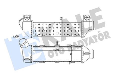 VW інтеркулер Caddy II,Polo III,Variant,Seat Cordoba,Ibiza II 1.9TDI Kale 344750
