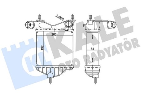 FIAT інтеркулер Idea,Punto 1.3d 03-,Lancia Kale 344890